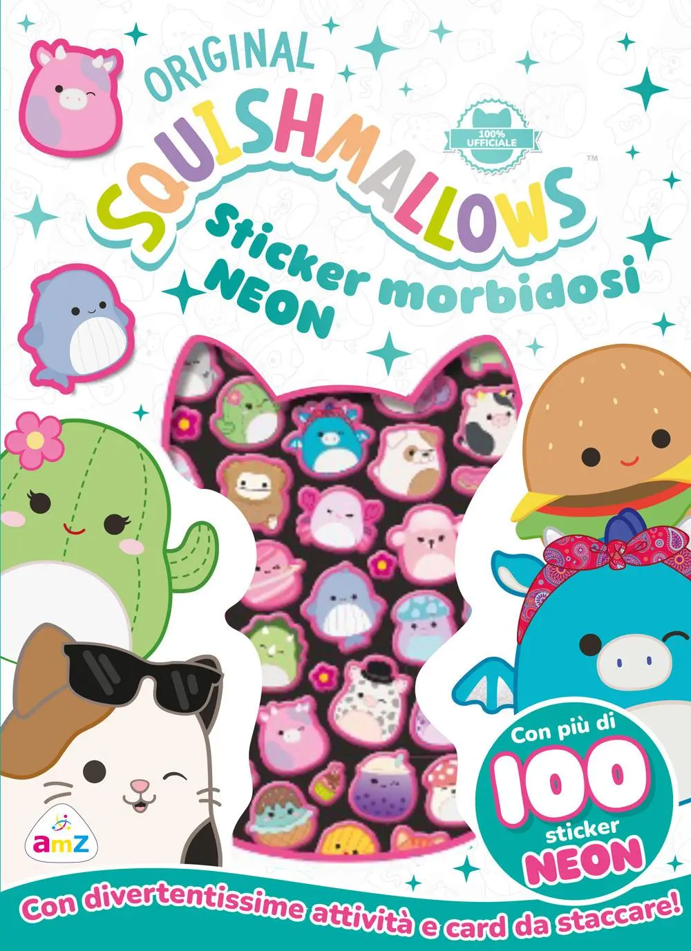 Cover: 9791221218121 | Squishmallows. Sticker morbidosi Neon | Taschenbuch | AMZ | 2025 | AMZ