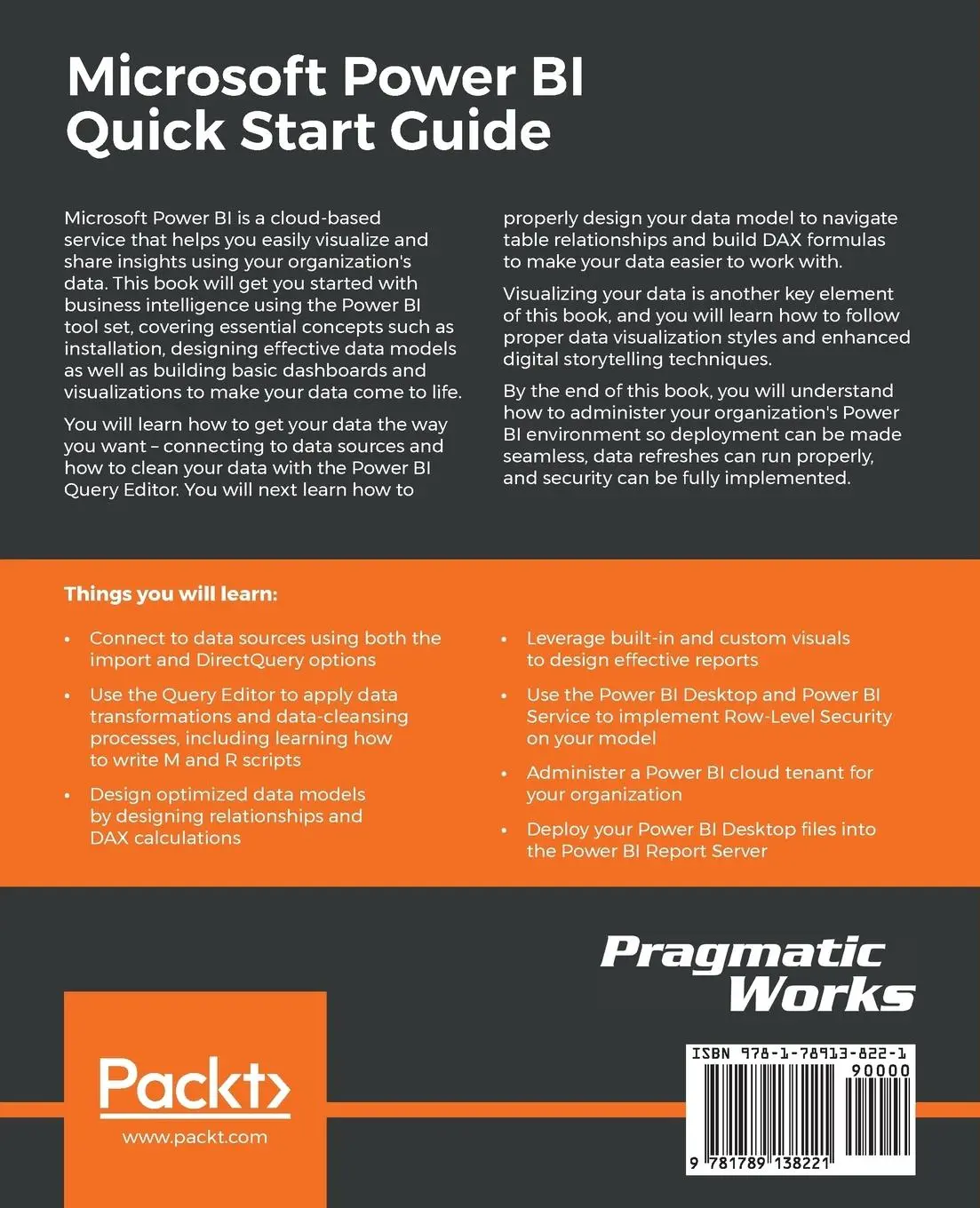 Rückseite: 9781789138221 | Microsoft Power BI Quick Start Guide | Devin Knight (u. a.) | Buch
