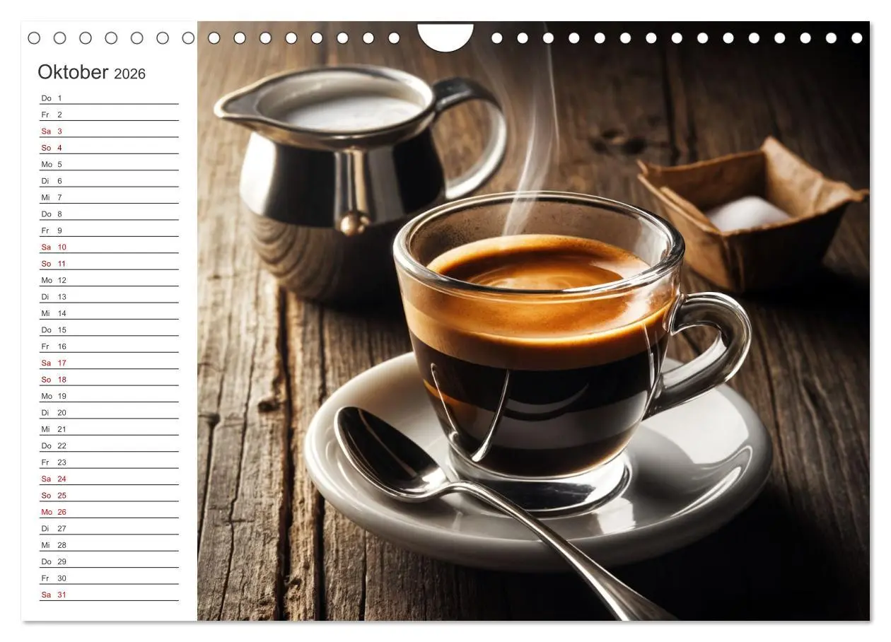 Bild: 9783457288221 | Kaffee Zauber - Ein Jahr der Vielfalt (Wandkalender 2026 DIN A4...