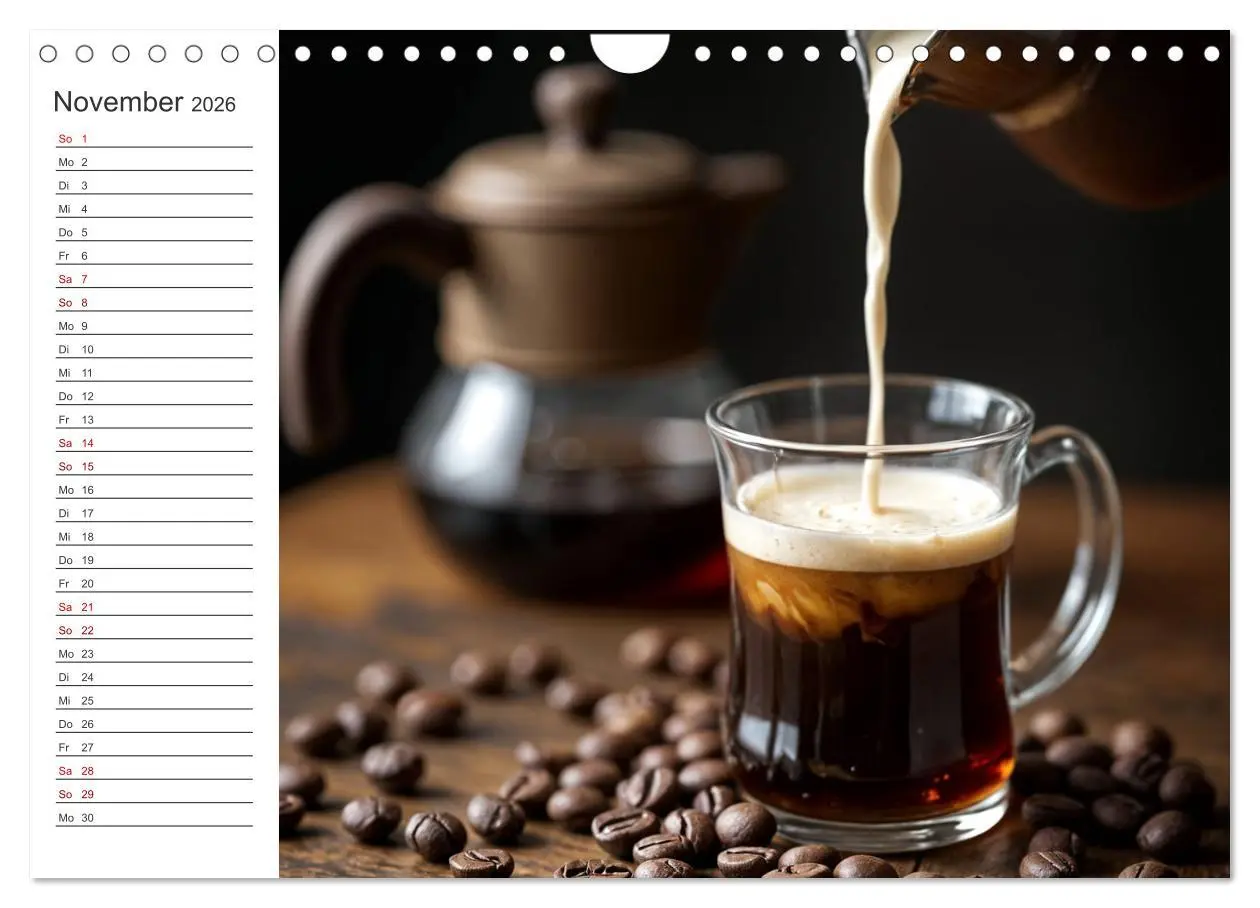 Bild: 9783457288221 | Kaffee Zauber - Ein Jahr der Vielfalt (Wandkalender 2026 DIN A4...