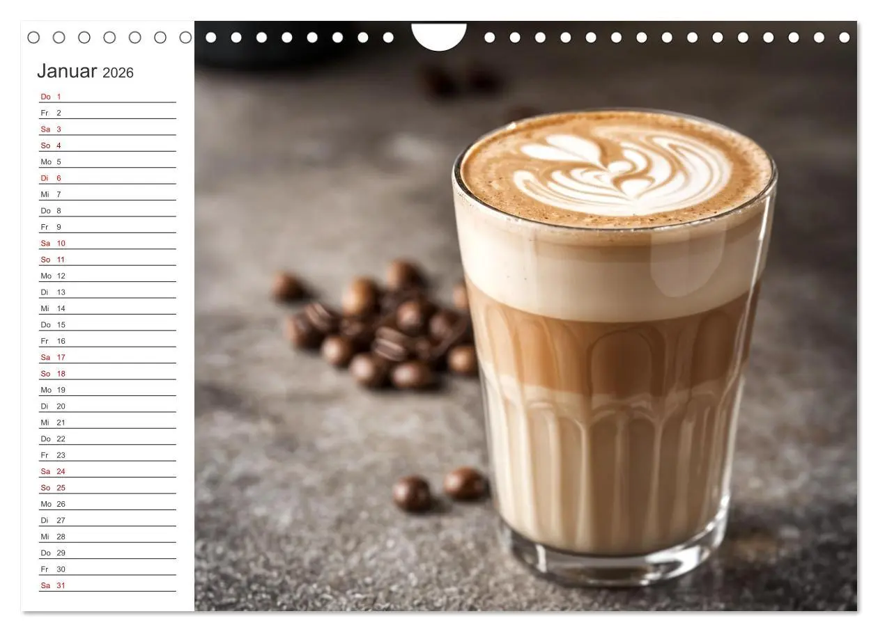 Bild: 9783457288221 | Kaffee Zauber - Ein Jahr der Vielfalt (Wandkalender 2026 DIN A4...
