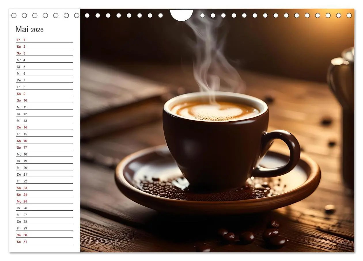 Bild: 9783457288221 | Kaffee Zauber - Ein Jahr der Vielfalt (Wandkalender 2026 DIN A4...