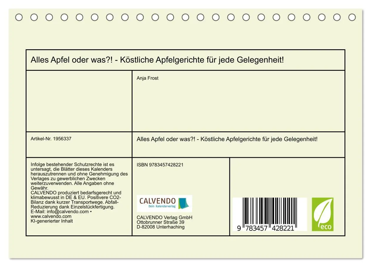 Bild: 9783457428221 | Alles Apfel oder was?! - Köstliche Apfelgerichte für jede...