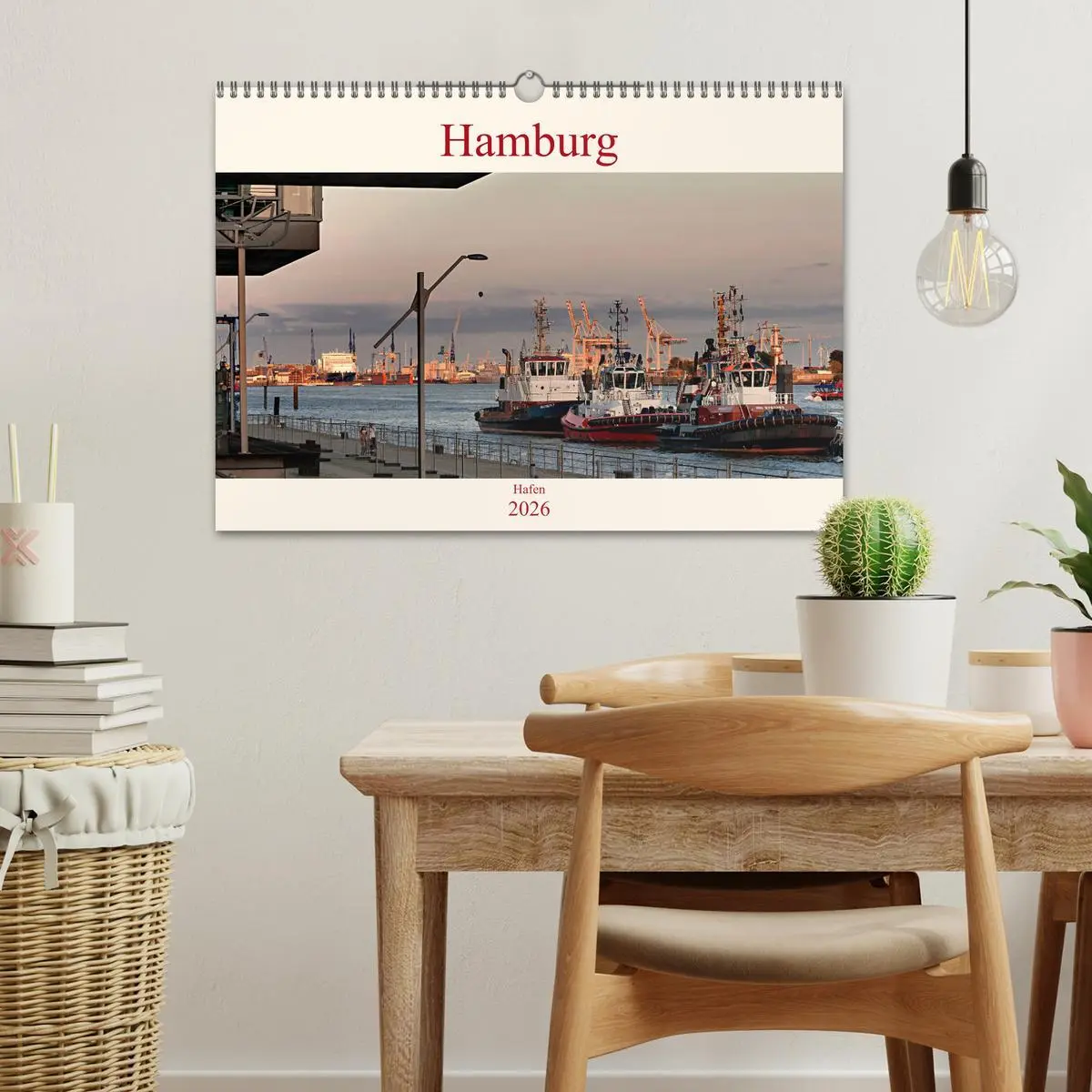 Bild: 9783457808221 | Hamburg Hafen (Wandkalender 2026 DIN A3 quer), CALVENDO Monatskalender