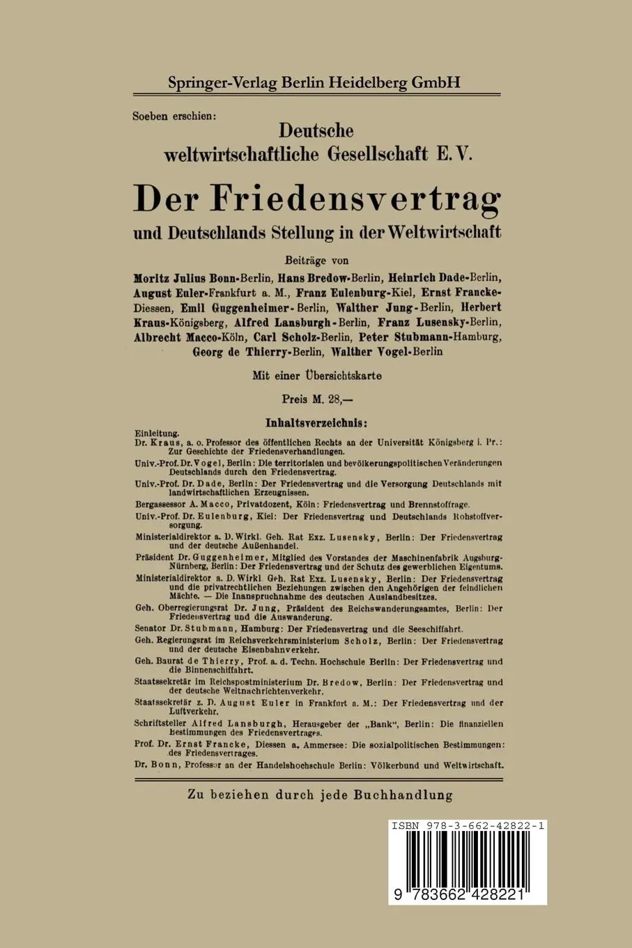 Rückseite: 9783662428221 | Allgemeine Staatslehre | Walter Jellinek (u. a.) | Taschenbuch | xli