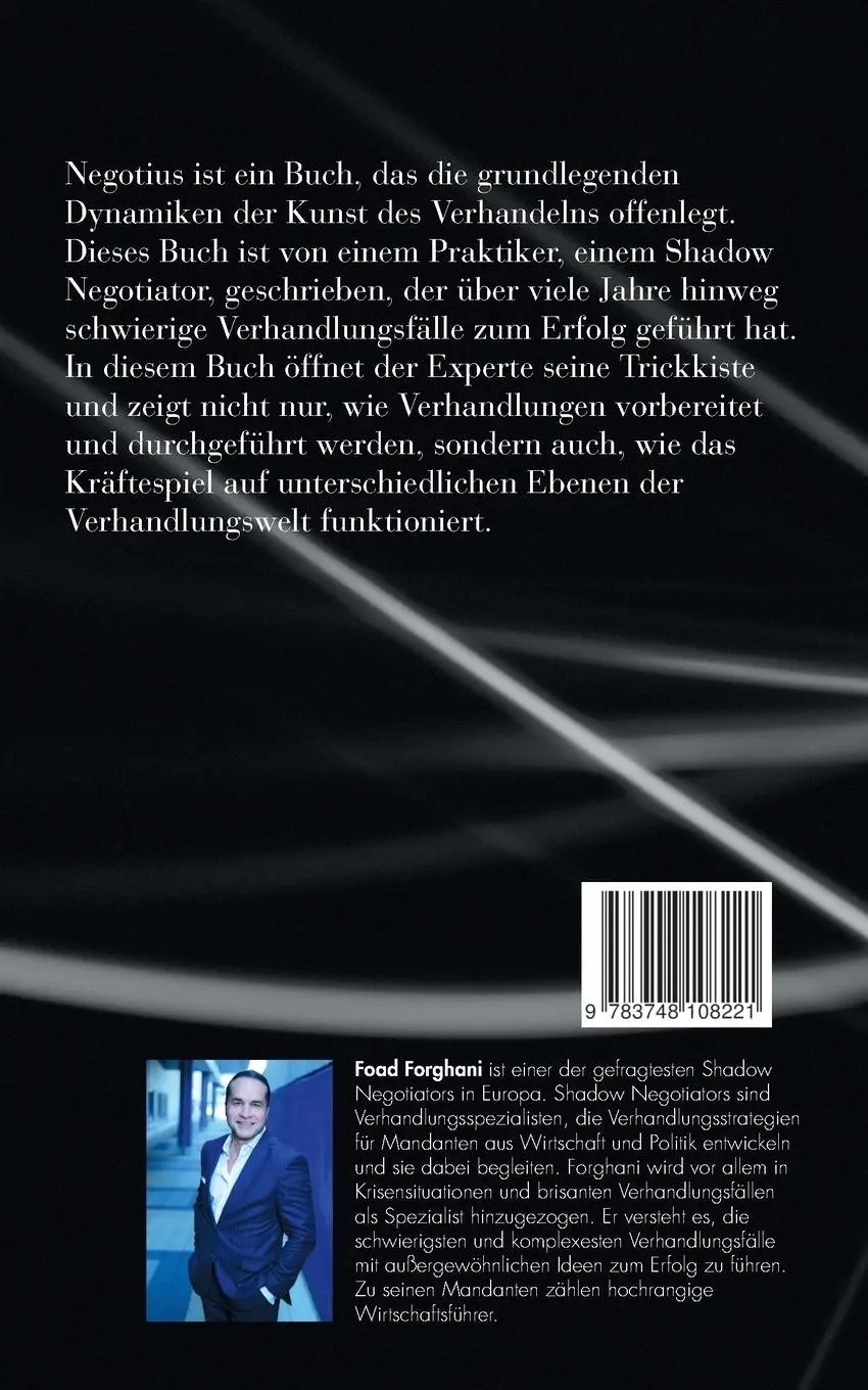 Rückseite: 9783748108221 | Negotius | Dimensionen der Verhandlungsführung | Foad Forghani | Buch