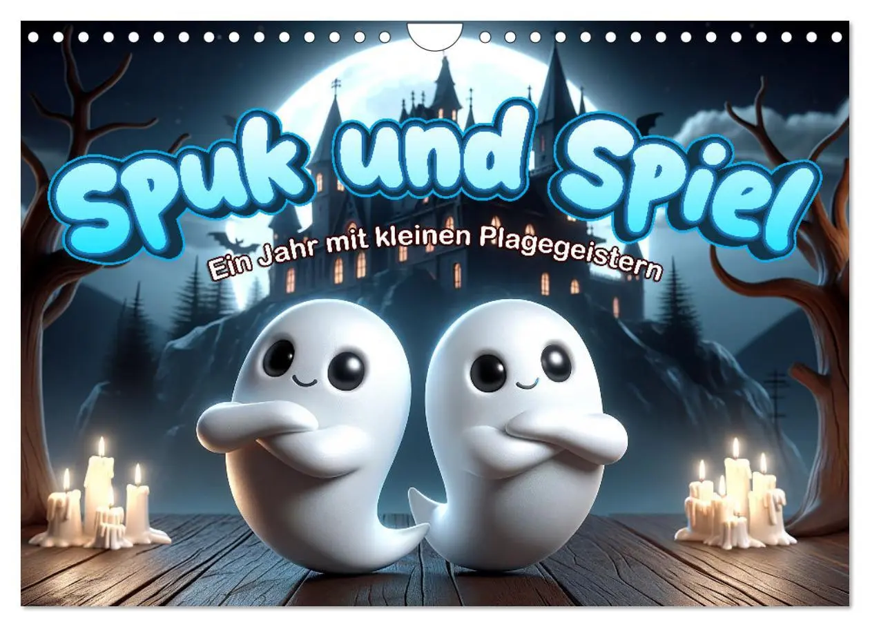Cover: 9783457348321 | Spuk und Spiel: Ein Jahr mit kleinen Plagegeistern (Wandkalender...