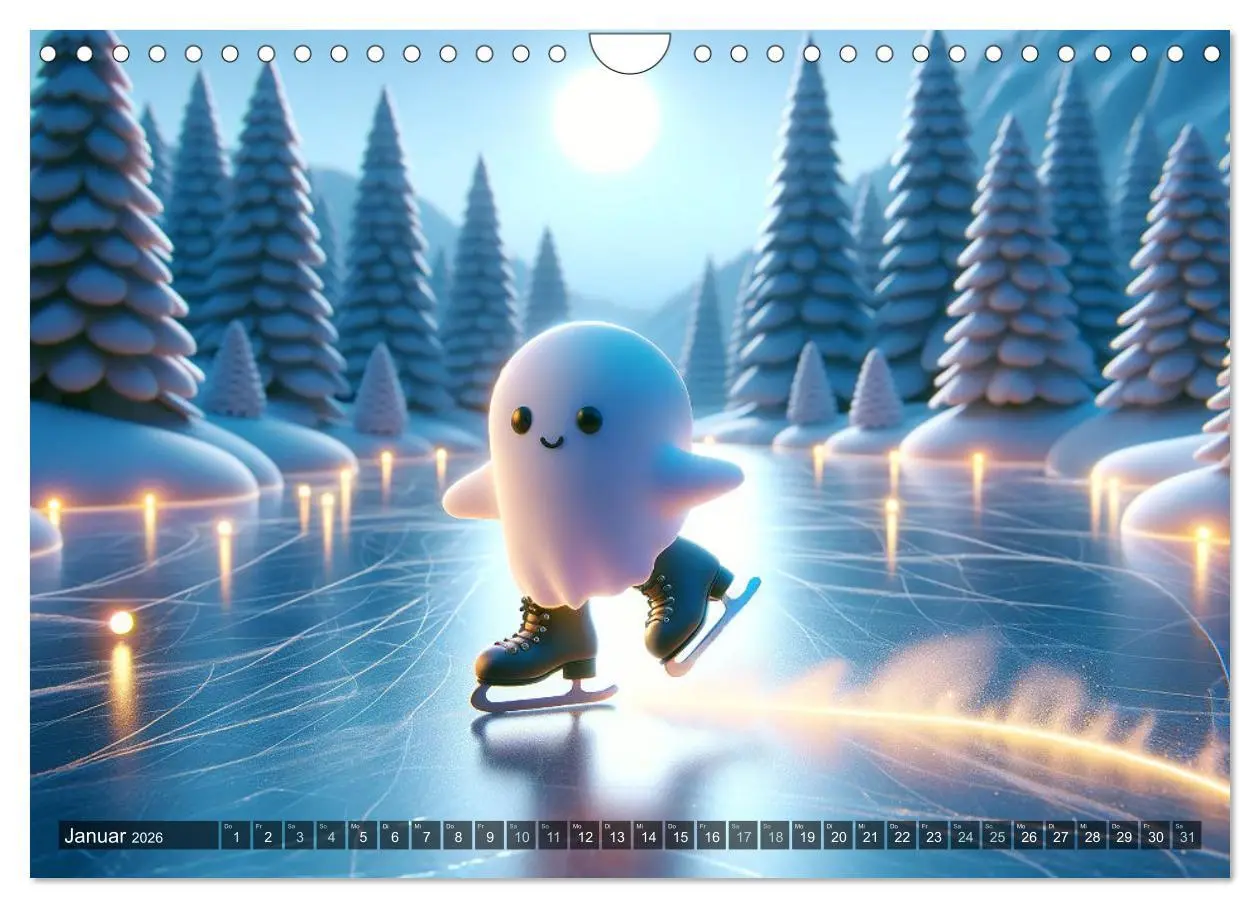 Bild: 9783457348321 | Spuk und Spiel: Ein Jahr mit kleinen Plagegeistern (Wandkalender...