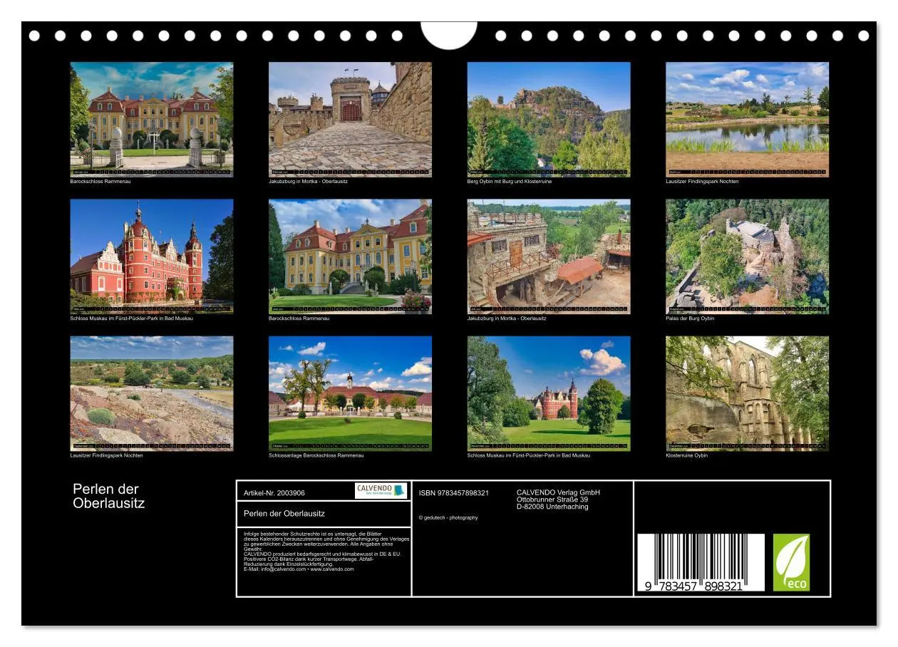 Bild: 9783457898321 | Perlen der Oberlausitz (Wandkalender 2026 DIN A4 quer), CALVENDO...