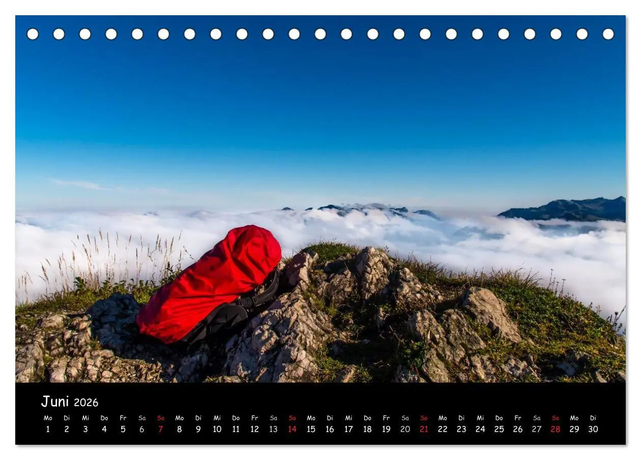 Bild: 9783516058321 | Wandern in Europa (Tischkalender 2026 DIN A5 quer), CALVENDO...