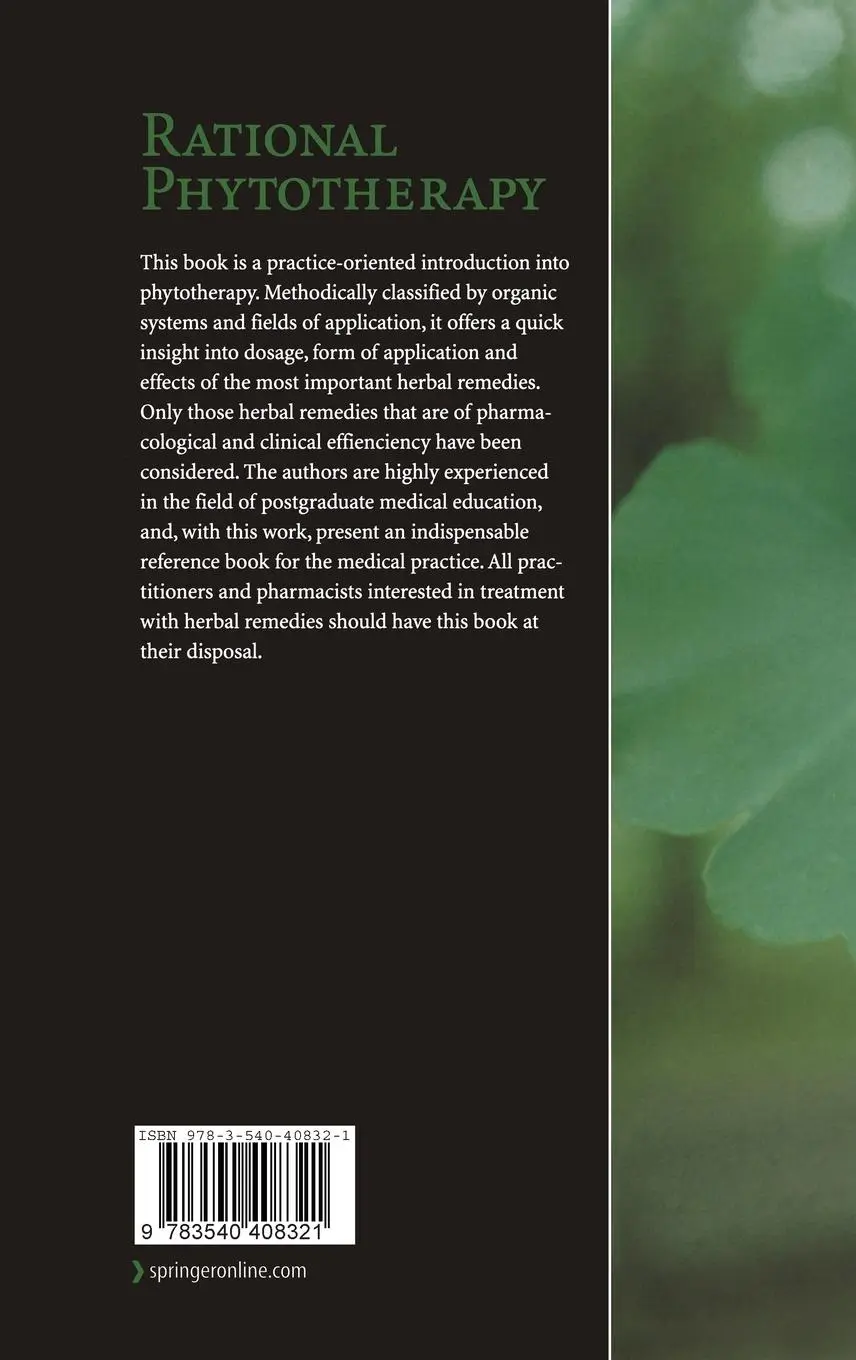 Rückseite: 9783540408321 | Rational Phytotherapy | Volker Schulz (u. a.) | Buch | xx | Englisch