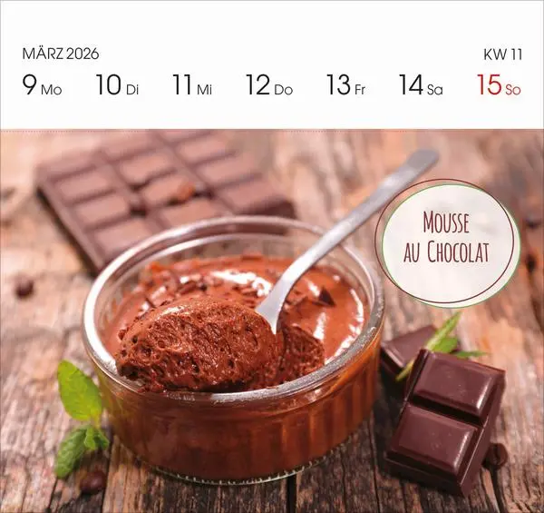 Bild: 9783731888321 | Genussrezepte 2026 | Verlag Korsch | Kalender | 54 S. | Deutsch | 2026
