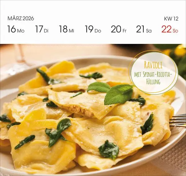 Bild: 9783731888321 | Genussrezepte 2026 | Verlag Korsch | Kalender | 54 S. | Deutsch | 2026