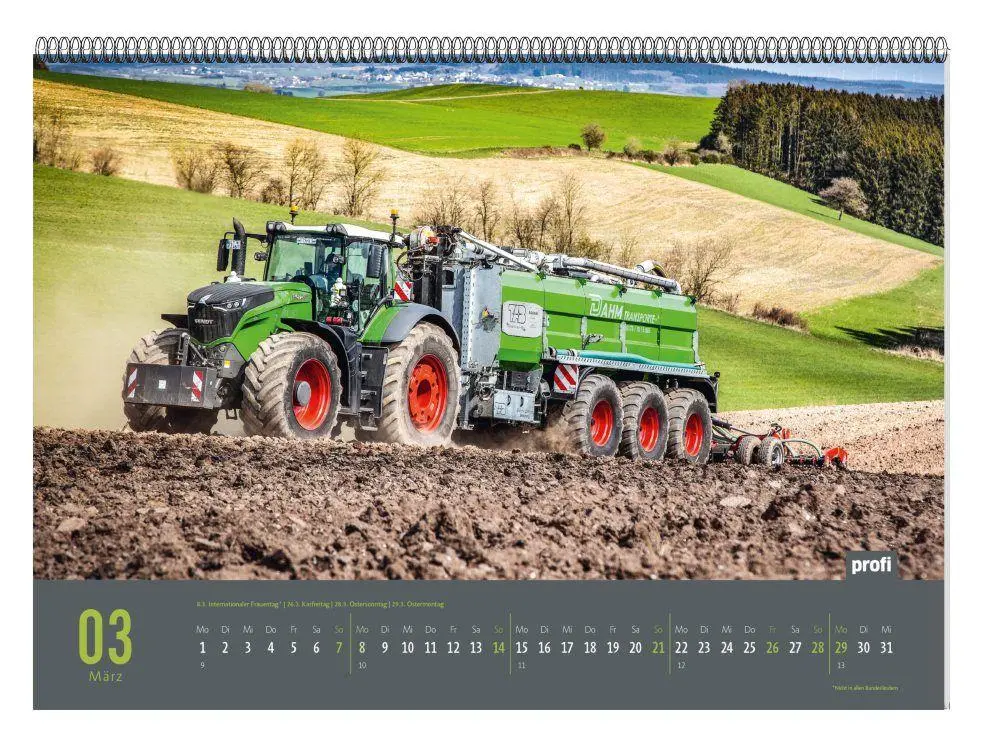 Bild: 9783784358321 | profi Landtechnikkalender 2027 | Profi | Kalender | 14 S. | Deutsch