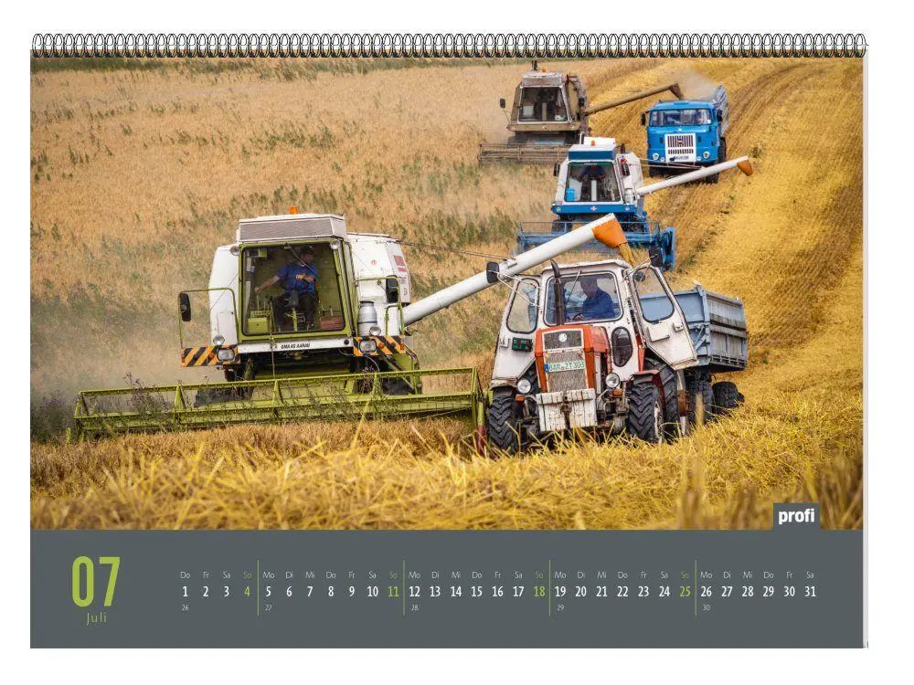 Bild: 9783784358321 | profi Landtechnikkalender 2027 | Profi | Kalender | 14 S. | Deutsch