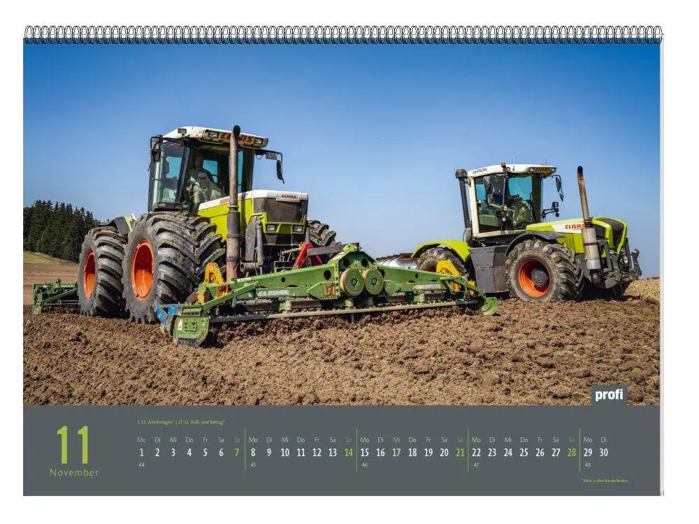 Bild: 9783784358321 | profi Landtechnikkalender 2027 | Profi | Kalender | 14 S. | Deutsch