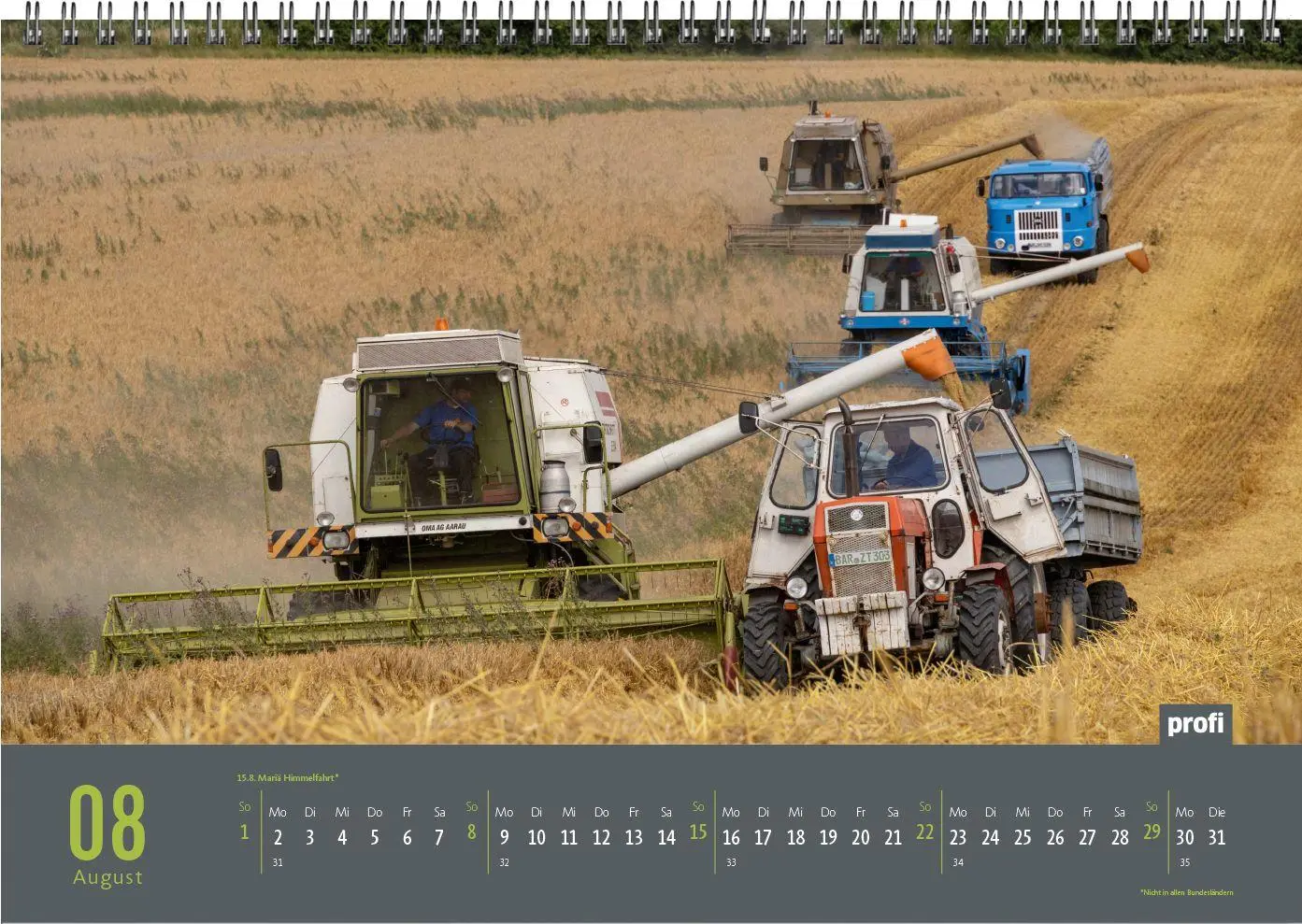 Bild: 9783784358321 | profi Landtechnikkalender 2027 | Profi | Kalender | 14 S. | Deutsch