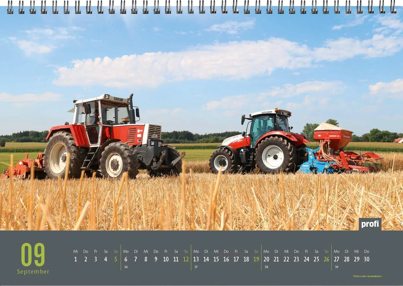 Bild: 9783784358321 | profi Landtechnikkalender 2027 | Profi | Kalender | 14 S. | Deutsch