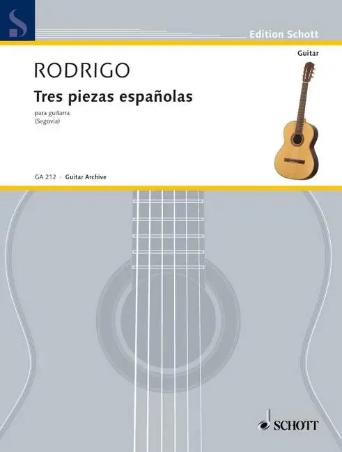 Cover: 9783795798321 | 3 Piezas Espanolas | Gitarre., Edition Schott - Gitarren-Archiv | Buch