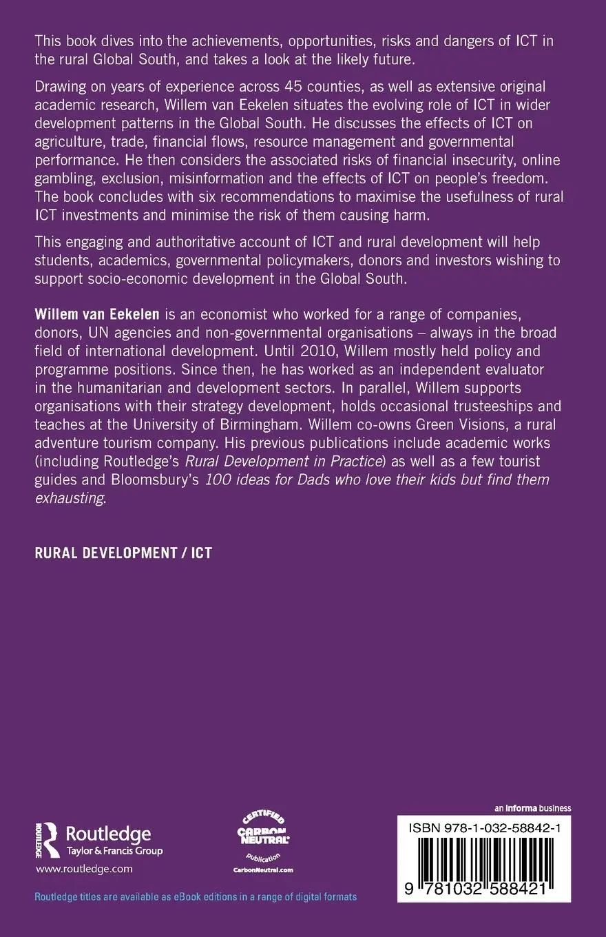 Rückseite: 9781032588421 | ICT and Rural Development in the Global South | Willem van Eekelen
