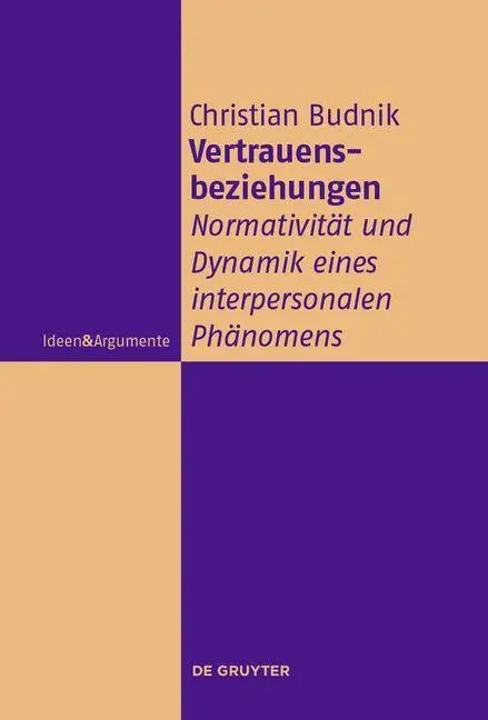 Cover: 9783110738421 | Vertrauensbeziehungen | Christian Budnik | Buch | VIII | Deutsch