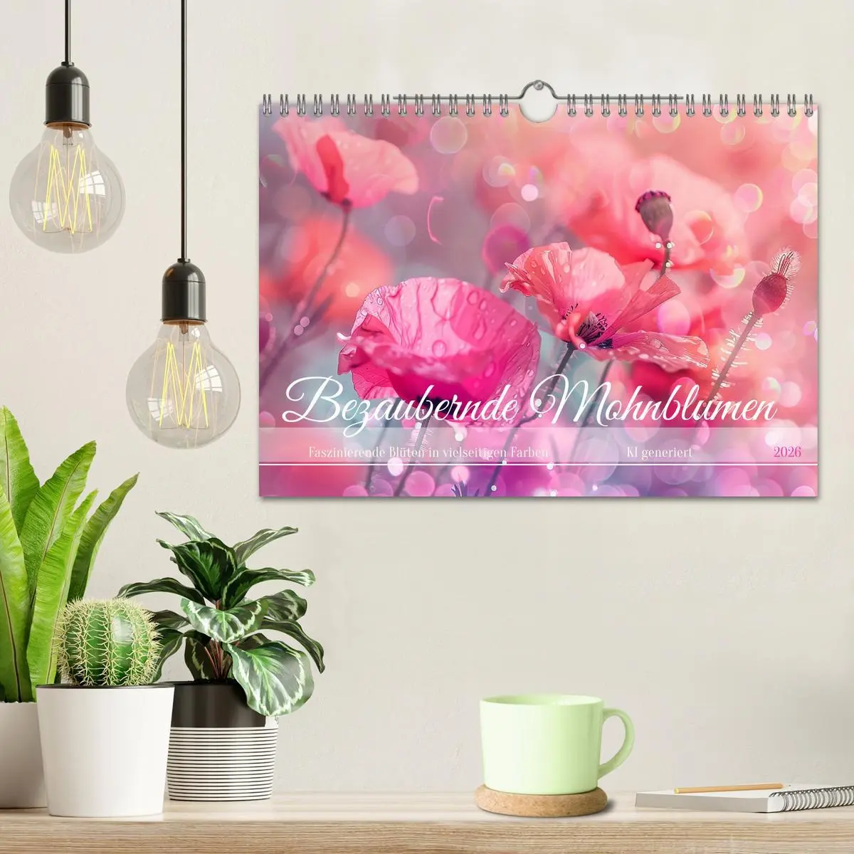 Bild: 9783457338421 | Bezaubernde Mohnblumen (Wandkalender 2026 DIN A4 quer), CALVENDO...