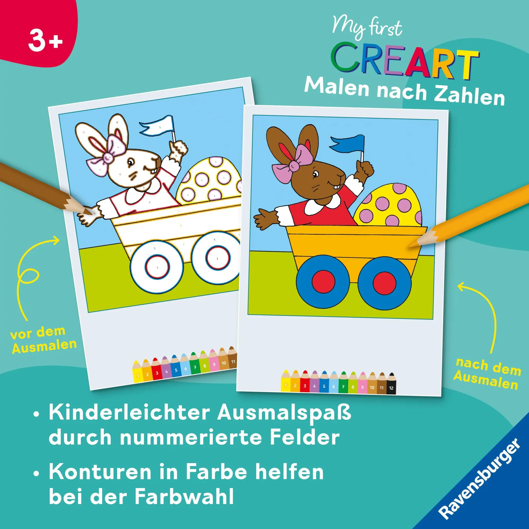 Bild: 9783473488421 | My first CreArt Malen nach Zahlen ab 3 - Ostern | Katrin Merle | Buch