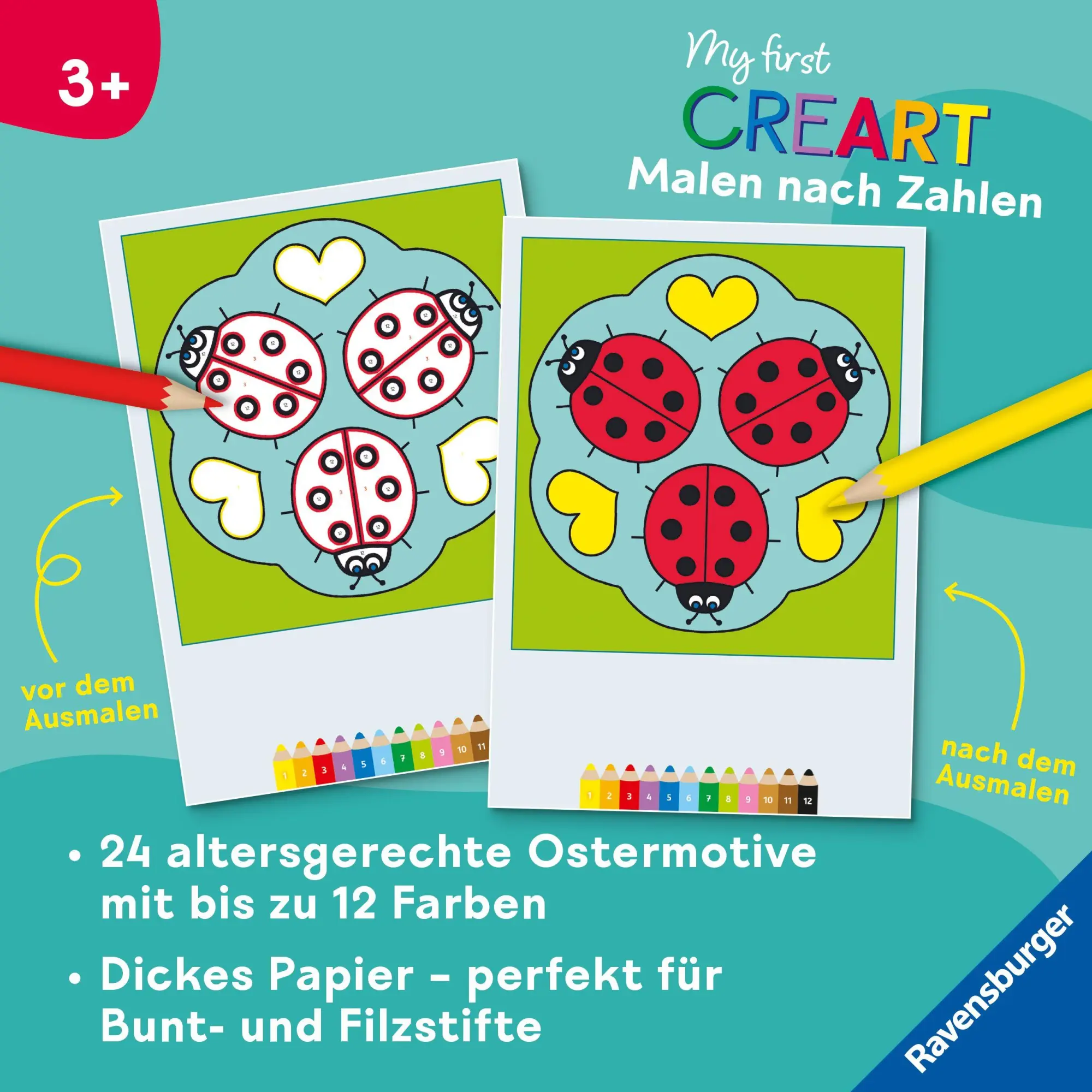 Bild: 9783473488421 | My first CreArt Malen nach Zahlen ab 3 - Ostern | Katrin Merle | Buch