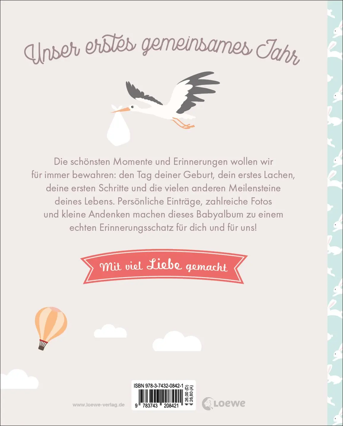 Rückseite: 9783743208421 | Baby | Vivien Möslang | Buch | Spiralbindung | 64 S. | Deutsch | 2021