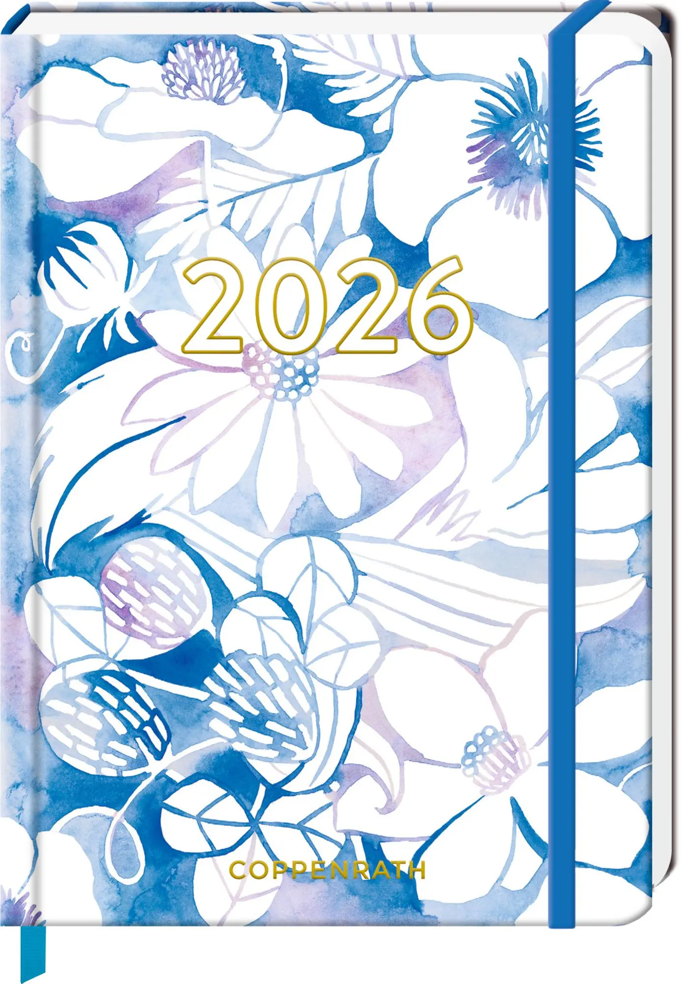 Cover: 4050003958521 | Mein Jahr 2026 - Blumen (All about blue) | Kalender | 144 S. | Deutsch