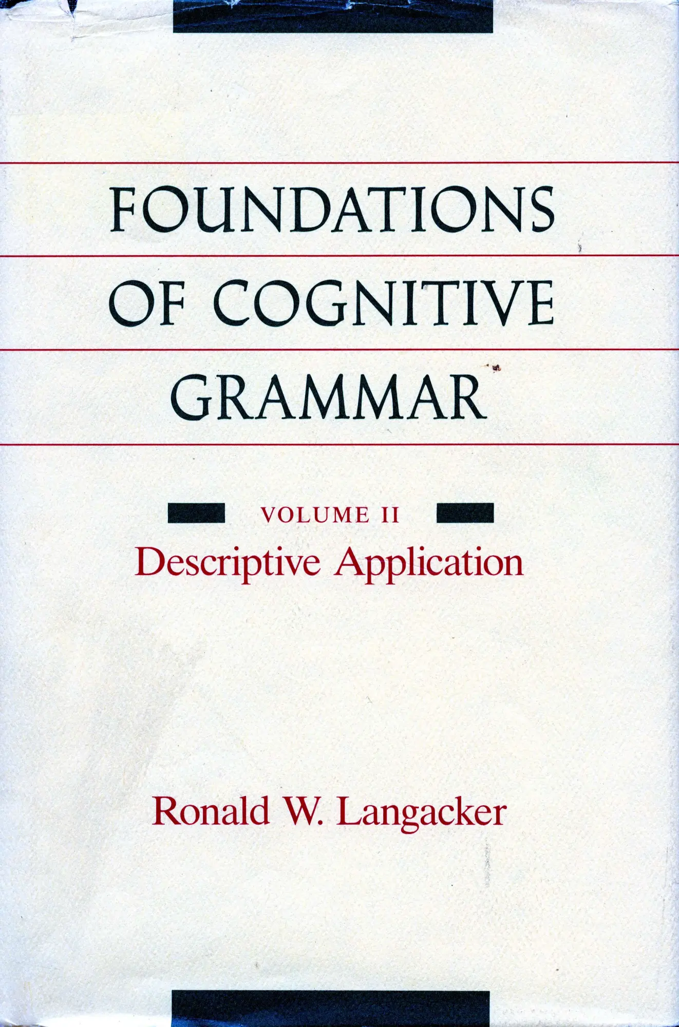 Cover: 9780804738521 | Foundations of Cognitive Grammar | Volume II: Descriptive Application