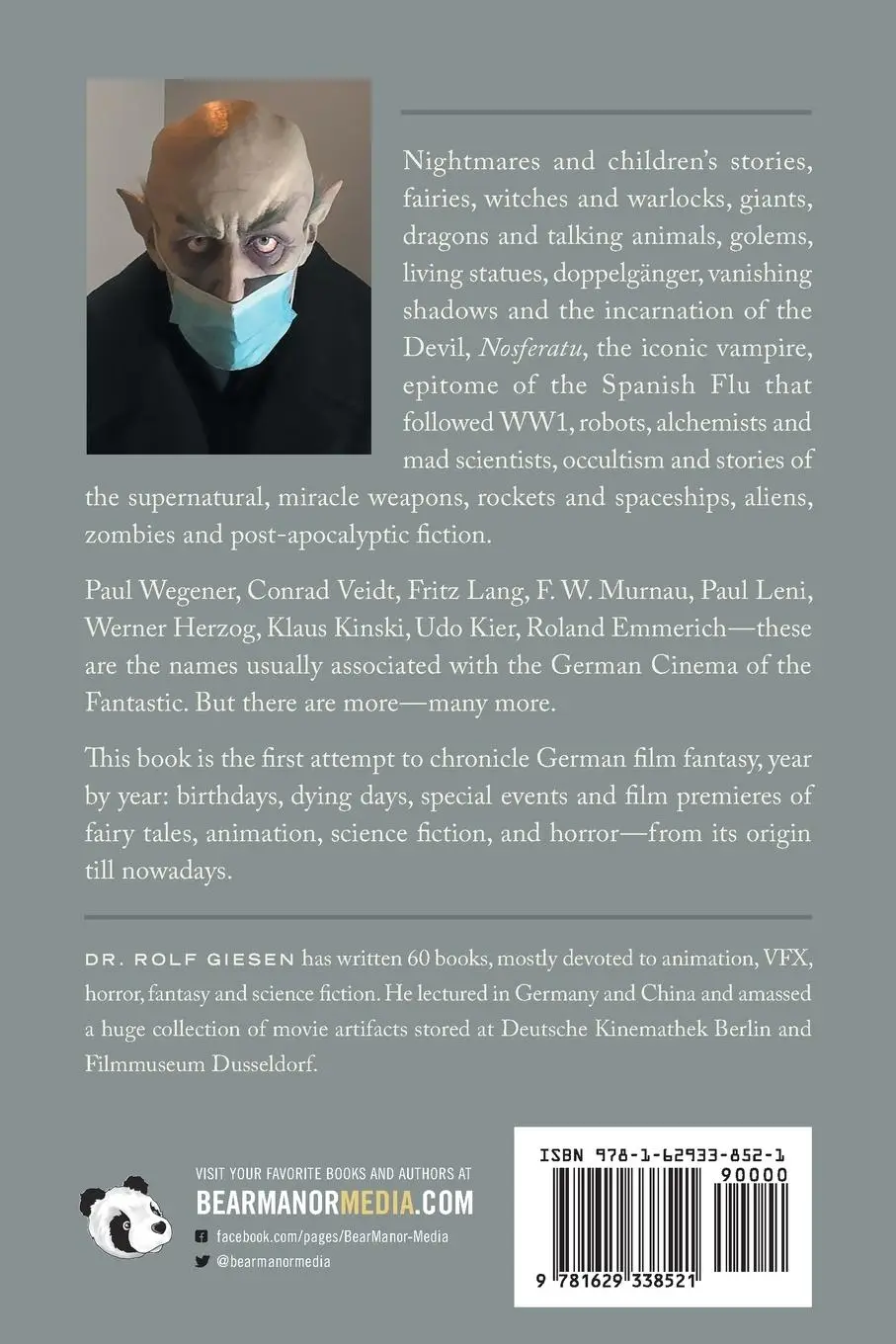 Rückseite: 9781629338521 | Golem, Caligari, Nosferatu - A Chronicle of German Film Fantasy | Buch