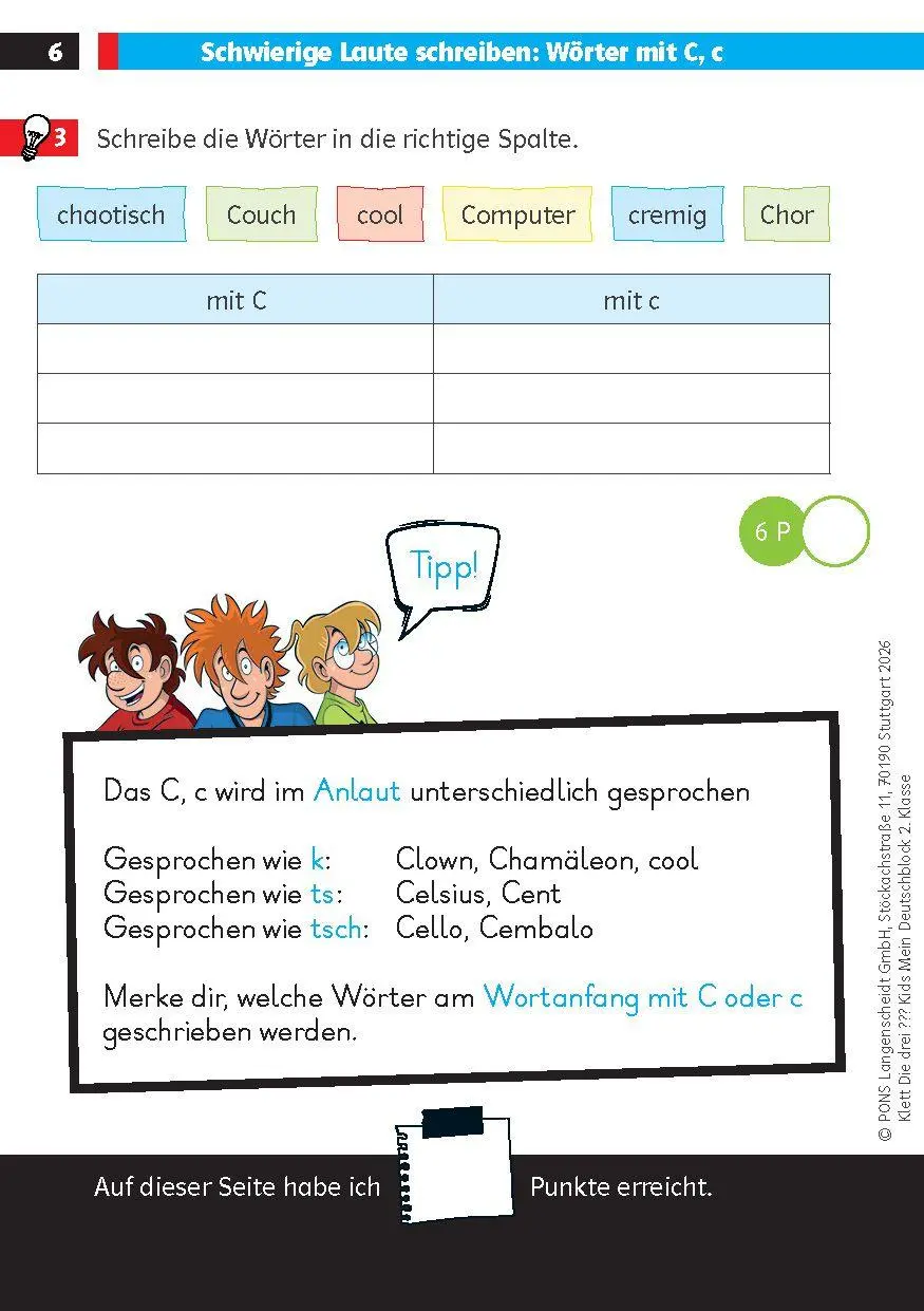 Bild: 9783129498521 | Die drei ??? Kids: Mein Deutschblock 2. Klasse | Taschenbuch | 128 S.