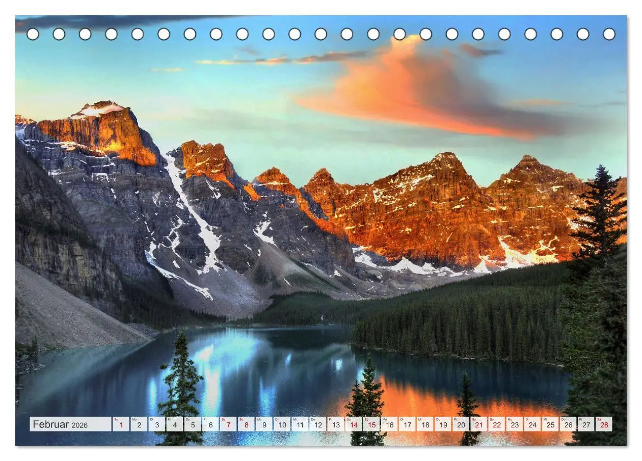 Bild: 9783457498521 | Berge - Die schönsten Gipfel der Welt (Tischkalender 2026 DIN A5...