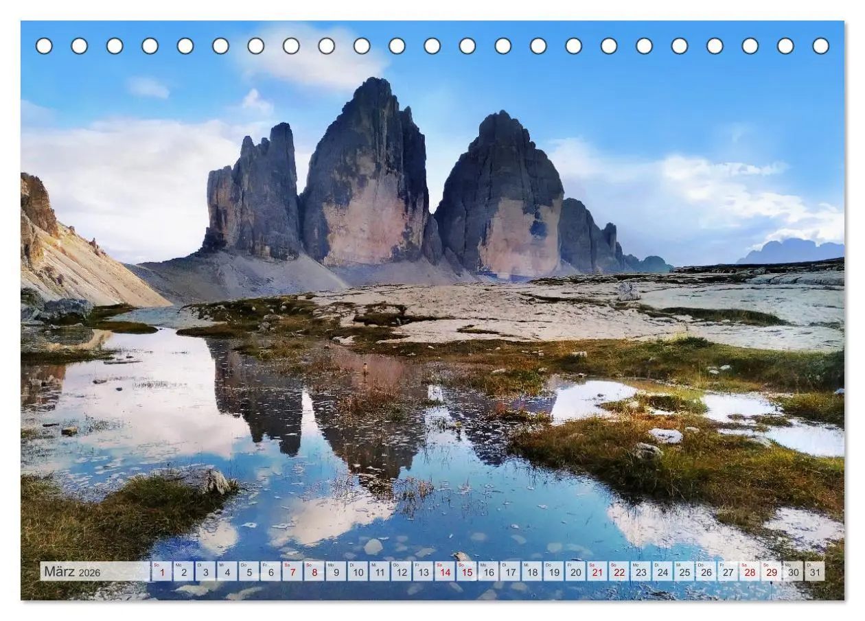 Bild: 9783457498521 | Berge - Die schönsten Gipfel der Welt (Tischkalender 2026 DIN A5...