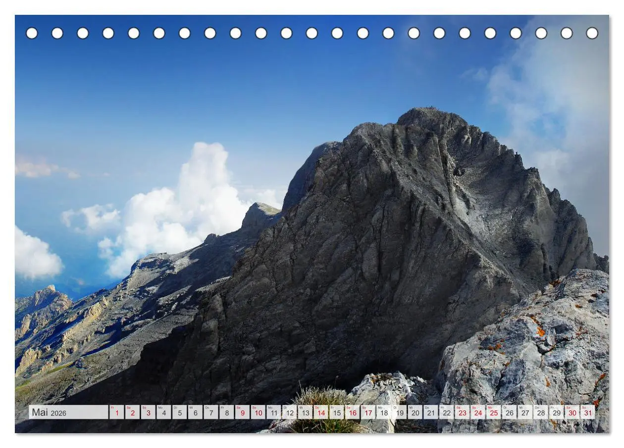 Bild: 9783457498521 | Berge - Die schönsten Gipfel der Welt (Tischkalender 2026 DIN A5...
