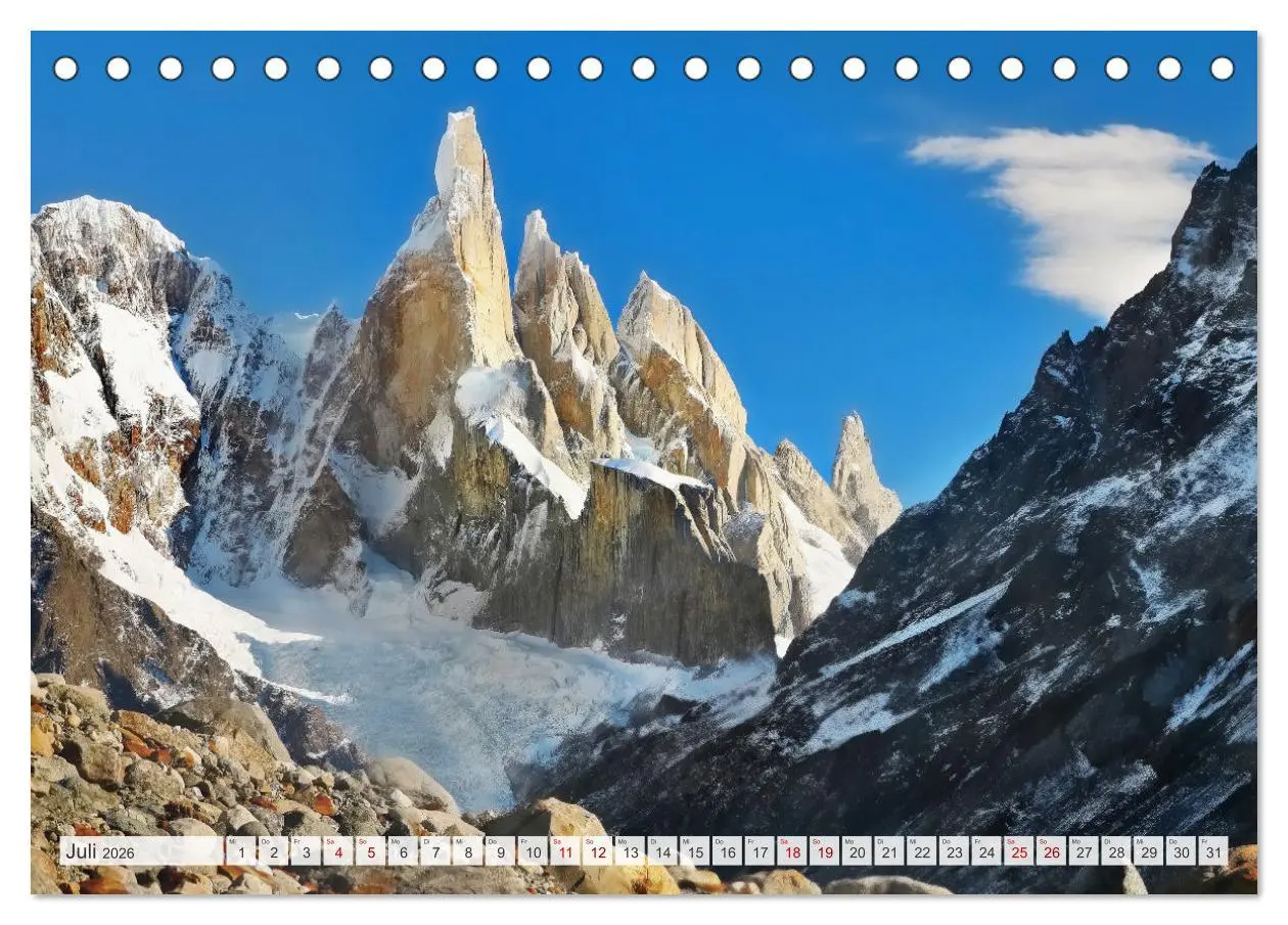 Bild: 9783457498521 | Berge - Die schönsten Gipfel der Welt (Tischkalender 2026 DIN A5...