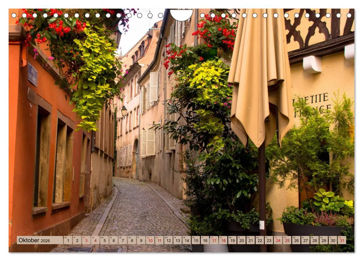 Bild: 9783457878521 | Zauberhaftes Straßburg (Wandkalender 2026 DIN A4 quer), CALVENDO...