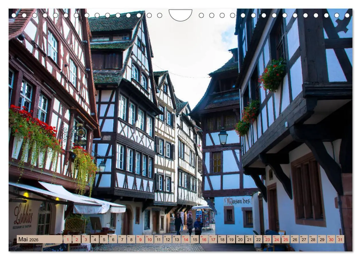 Bild: 9783457878521 | Zauberhaftes Straßburg (Wandkalender 2026 DIN A4 quer), CALVENDO...