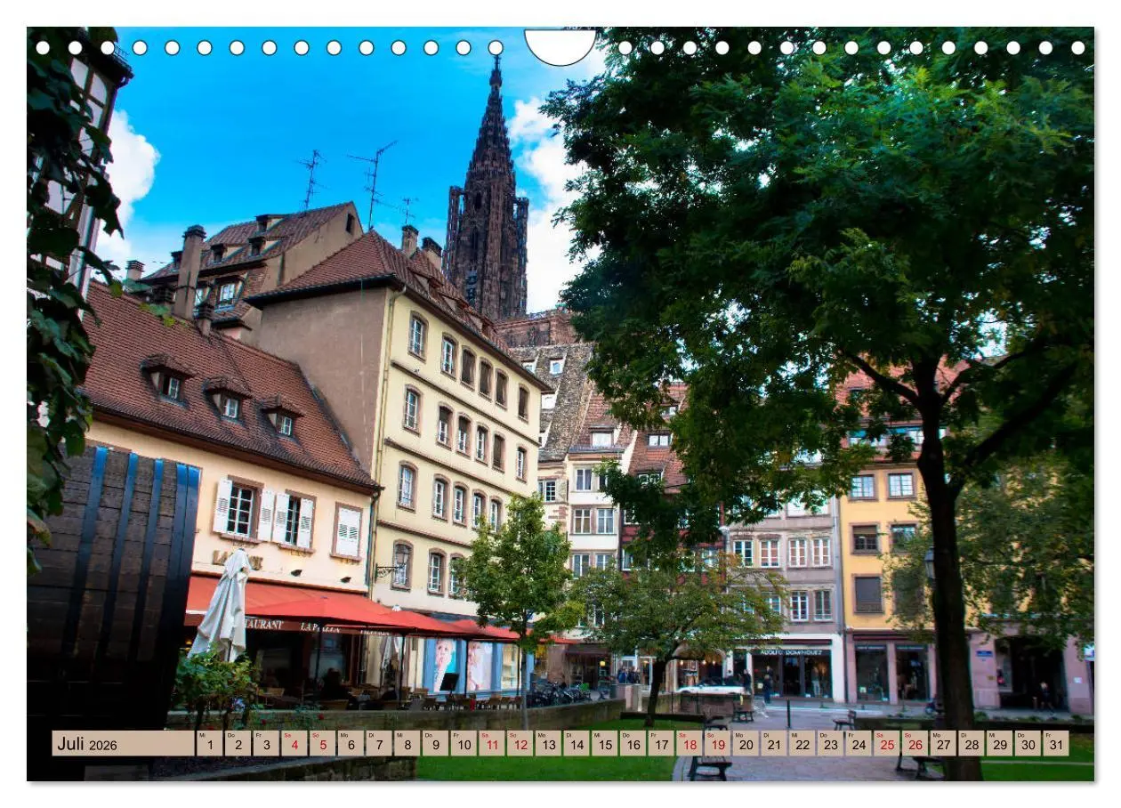 Bild: 9783457878521 | Zauberhaftes Straßburg (Wandkalender 2026 DIN A4 quer), CALVENDO...
