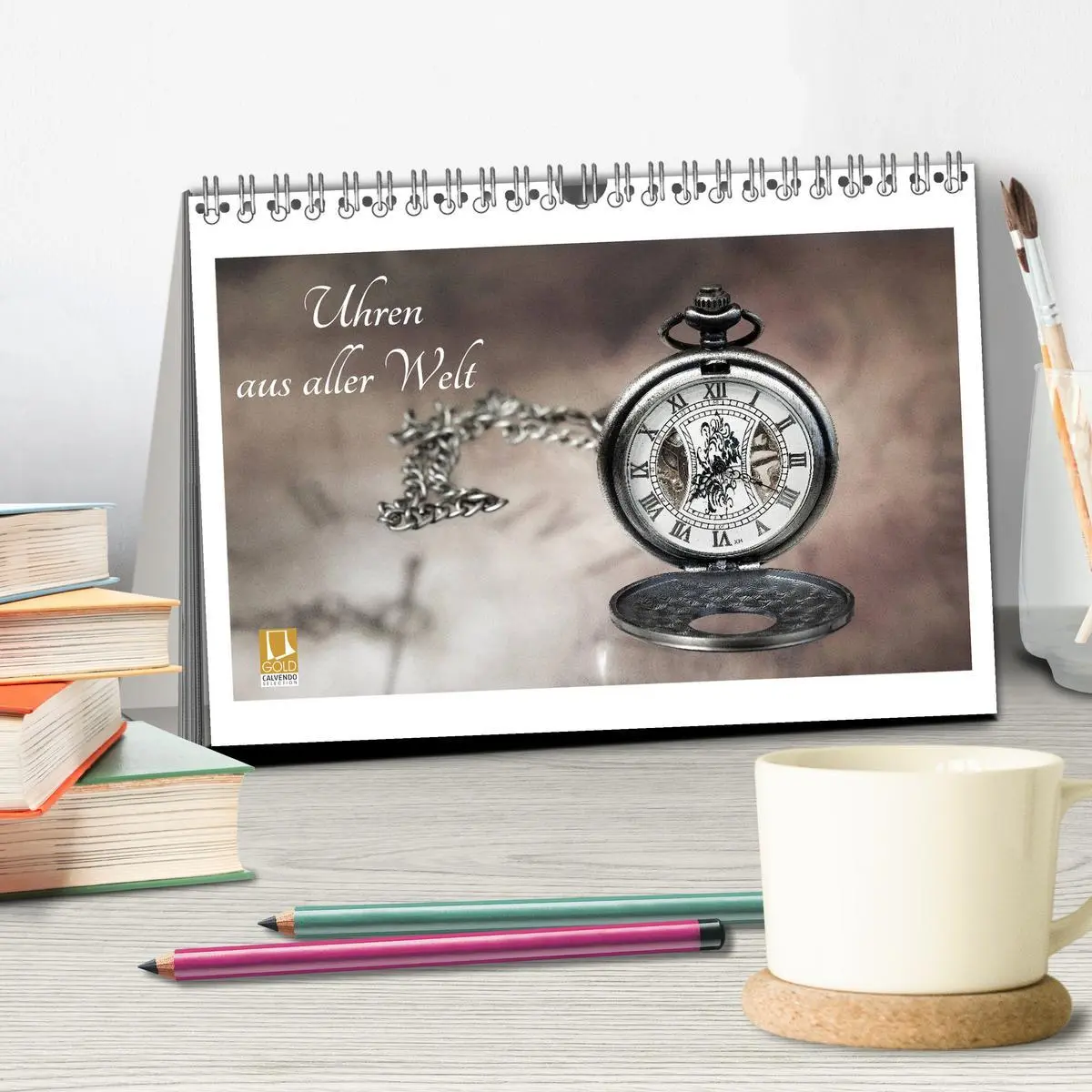 Bild: 9783457948521 | Uhren aus aller Welt (Tischkalender 2026 DIN A5 quer), CALVENDO...