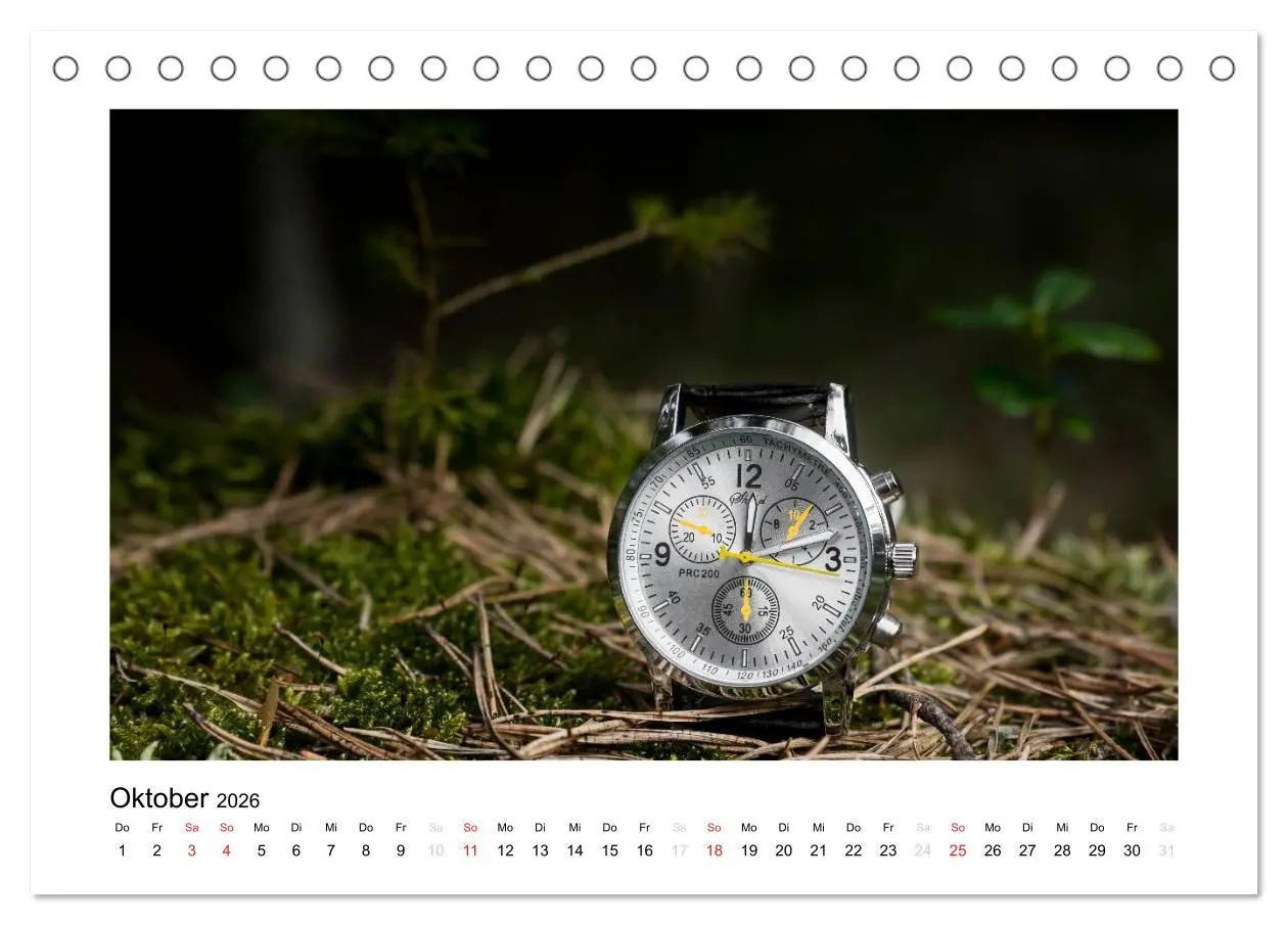 Bild: 9783457948521 | Uhren aus aller Welt (Tischkalender 2026 DIN A5 quer), CALVENDO...