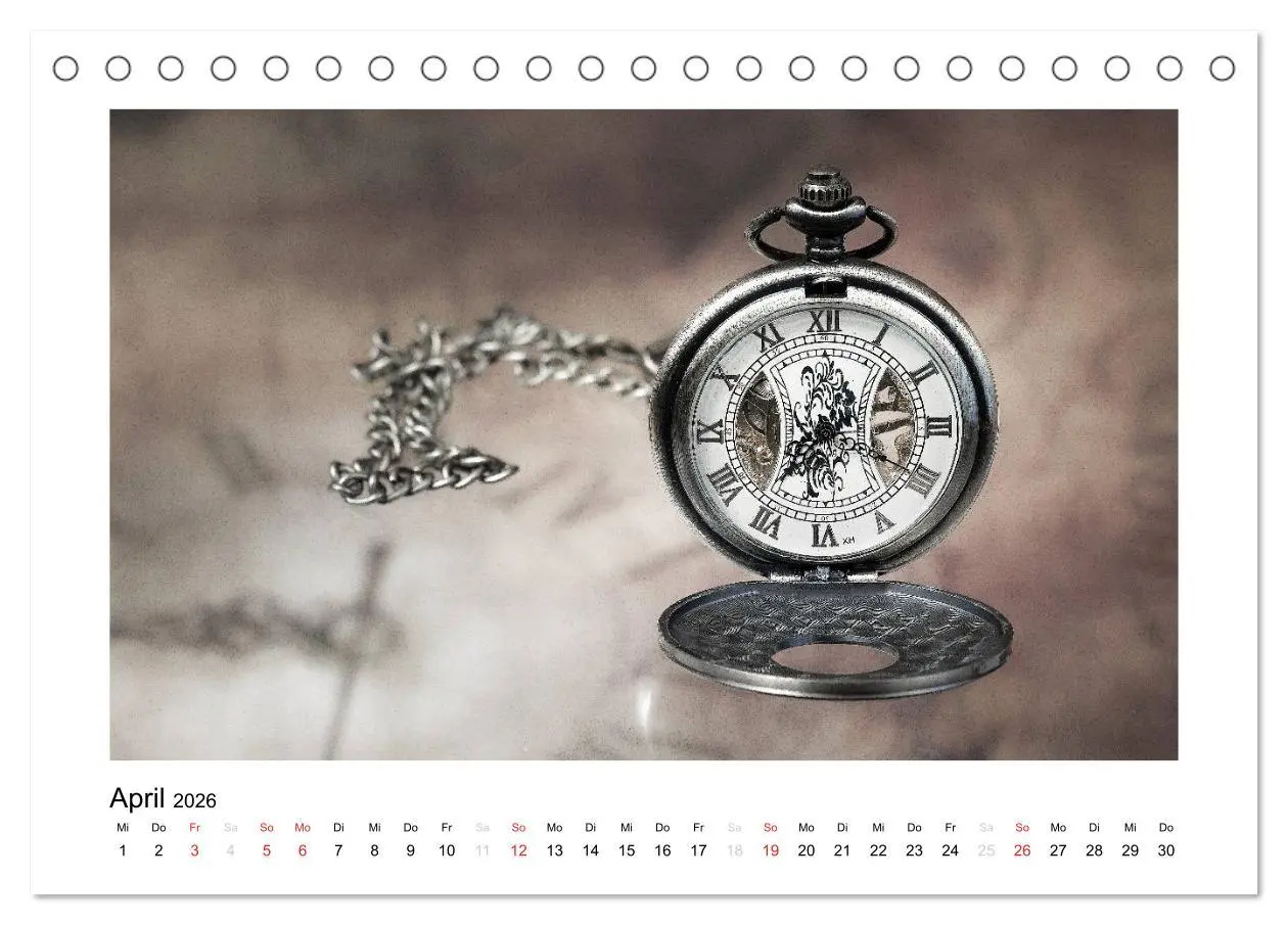Bild: 9783457948521 | Uhren aus aller Welt (Tischkalender 2026 DIN A5 quer), CALVENDO...