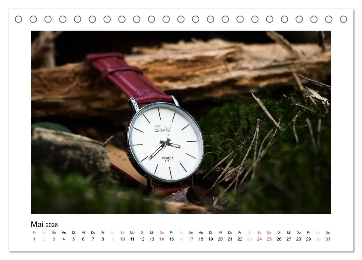 Bild: 9783457948521 | Uhren aus aller Welt (Tischkalender 2026 DIN A5 quer), CALVENDO...