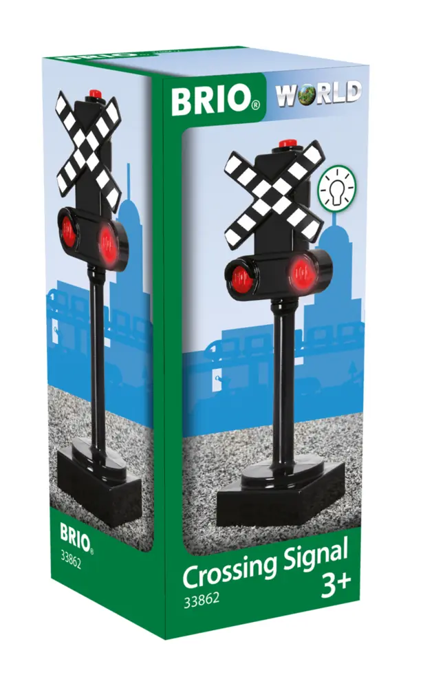 Cover: 7312350338621 | Blinkendes Bahnsignal | BRIO® | In Schachtel | Spiel | 63386200 | 2017