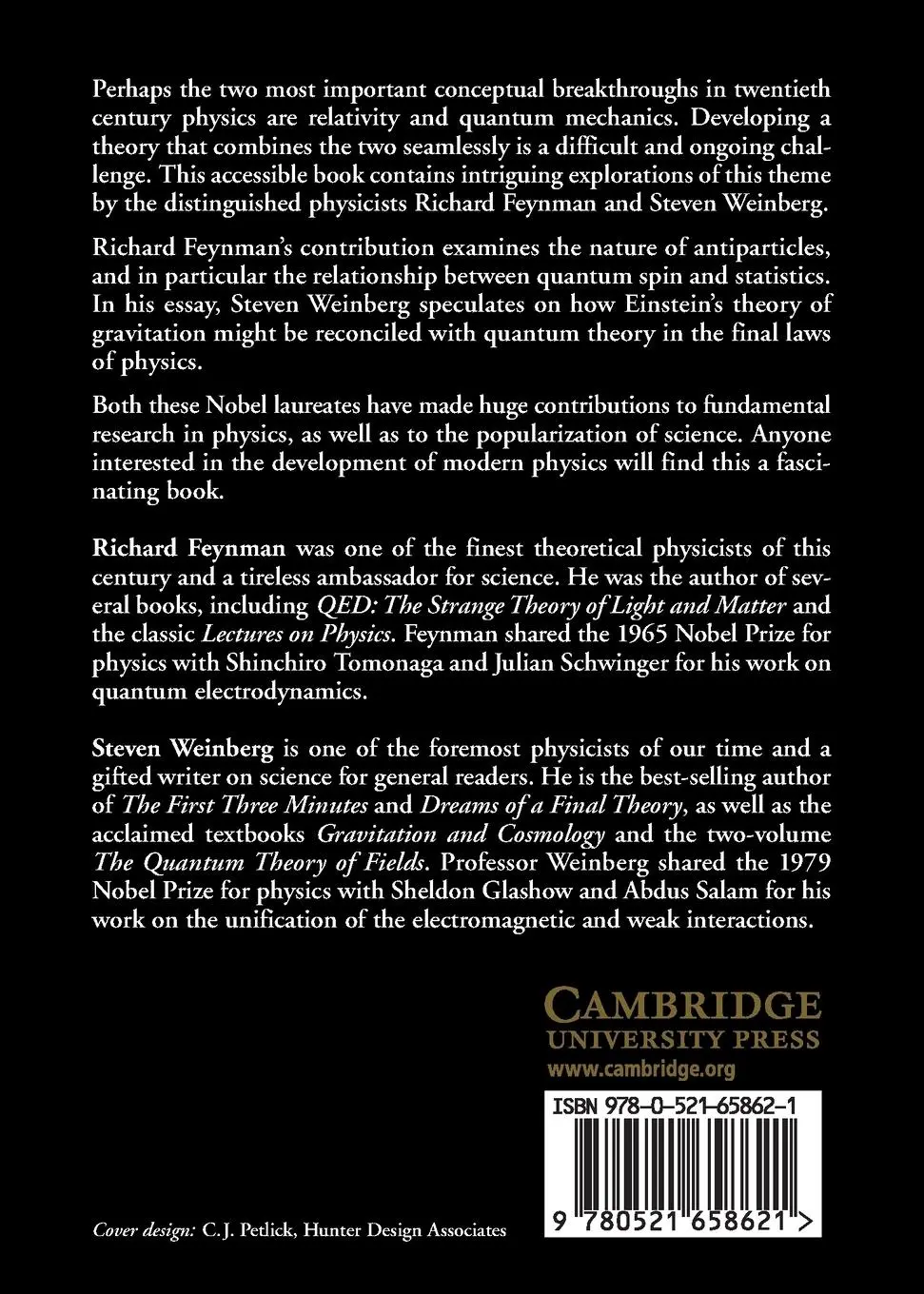 Rückseite: 9780521658621 | Elementary Particles and the Laws of Physics | Feynman (u. a.) | Buch