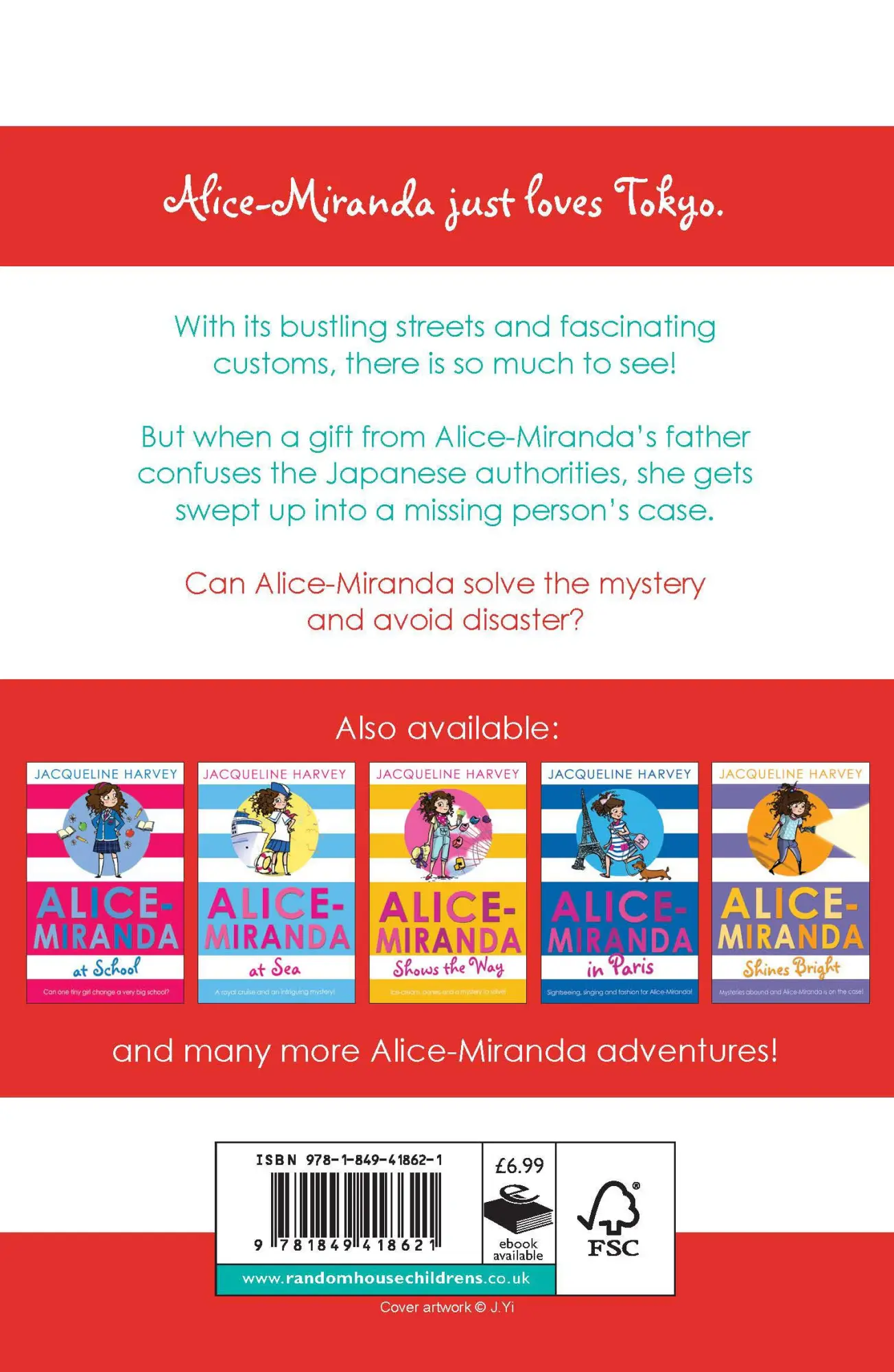Rückseite: 9781849418621 | Alice-Miranda in Japan | Jacqueline Harvey | Taschenbuch | Englisch