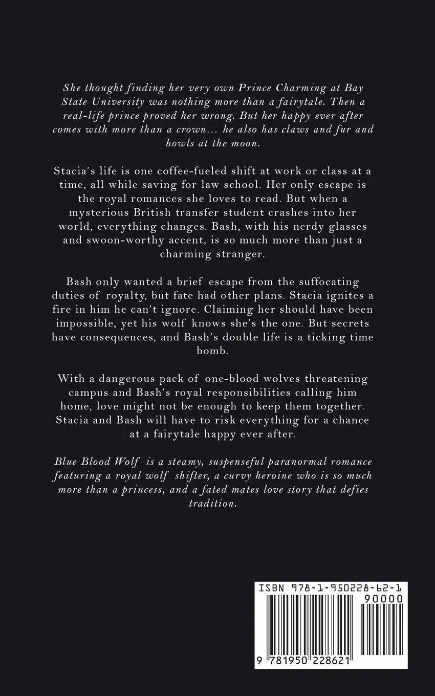 Rückseite: 9781950228621 | Blue Blood Wolf | A Curvy Girl and Wolf Shifter College Sports Romance
