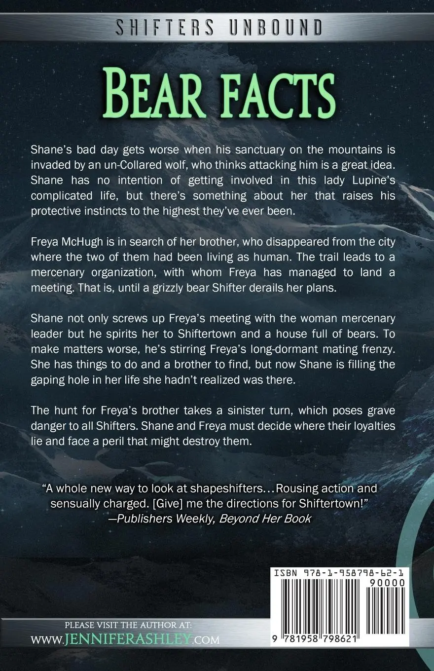 Rückseite: 9781958798621 | Bear Facts | Jennifer Ashley | Taschenbuch | Shifters Unbound | 2024