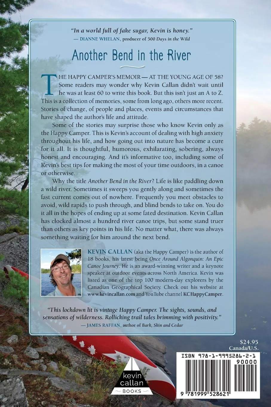 Rückseite: 9781999528621 | Another Bend in the River, the Happy Camper's Memoir | Kevin Callan